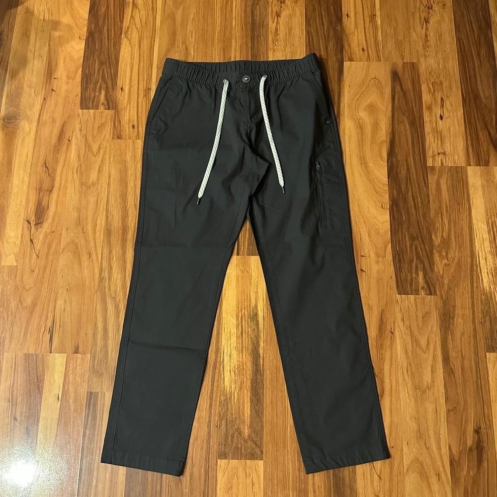 Lot of 3 Vuori Mens Ripstop Climber Pants Large Khaki Tan Charcoal Grey